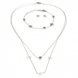 Parure donna con stelline