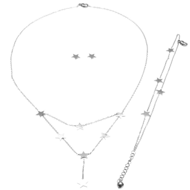 Parure donna con stelline