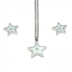 Parure donna con stelline