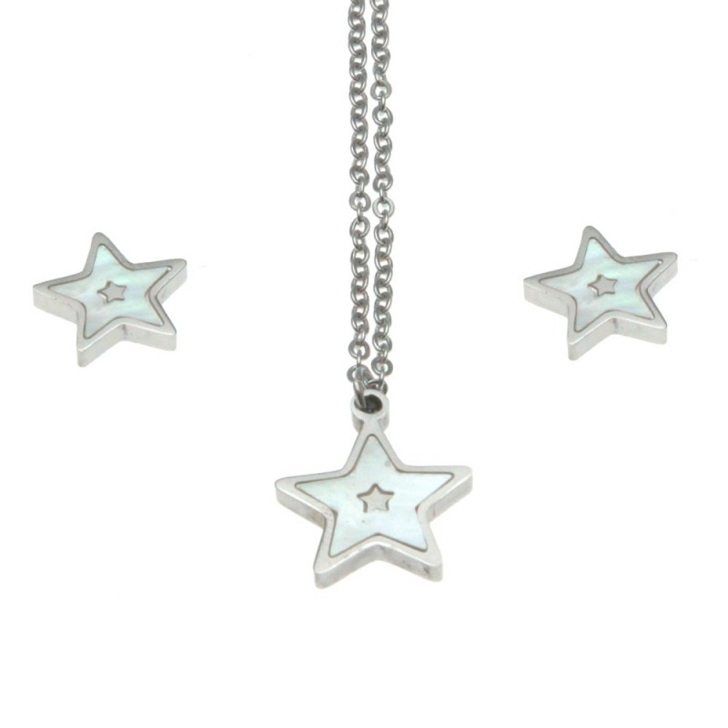 Parure donna con stelline