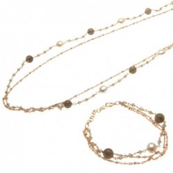 parure donna ciondolo e orecchini