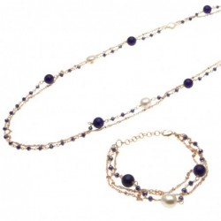 parure donna ciondolo e orecchini