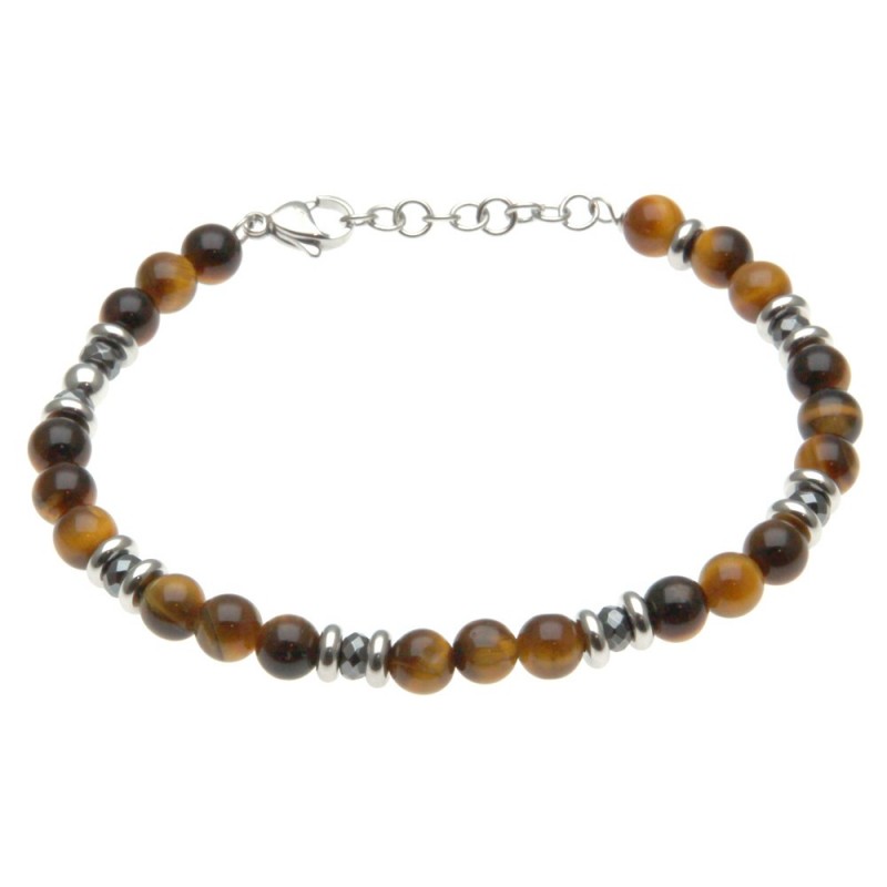 Bracciale uomo in pietre dure