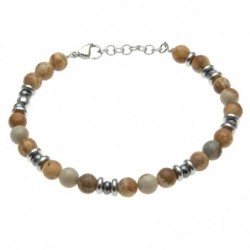 Bracciale uomo in pietre dure