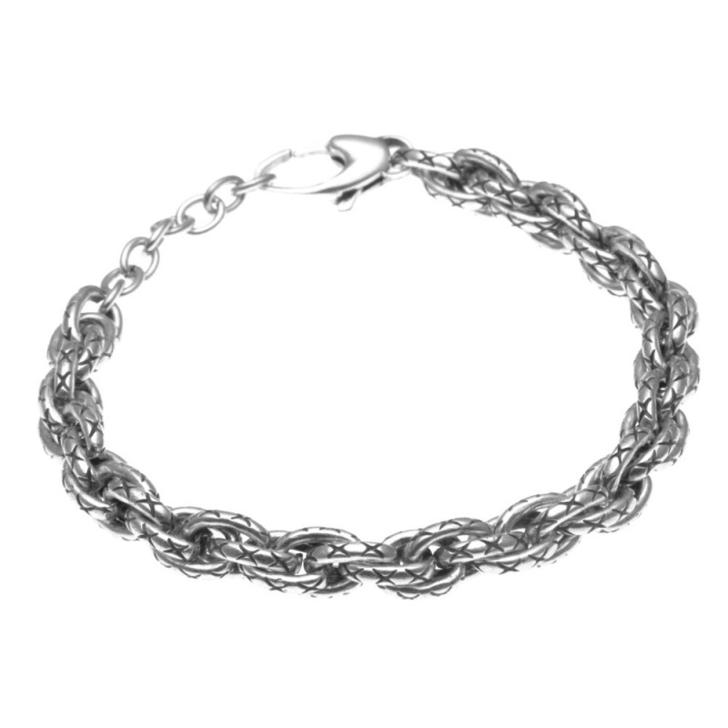 bracciale uomo catena invecchiata