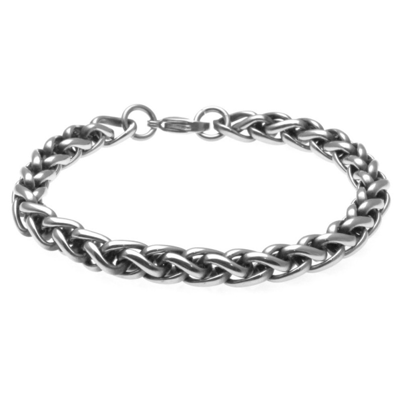 bracciale uomo acciaio