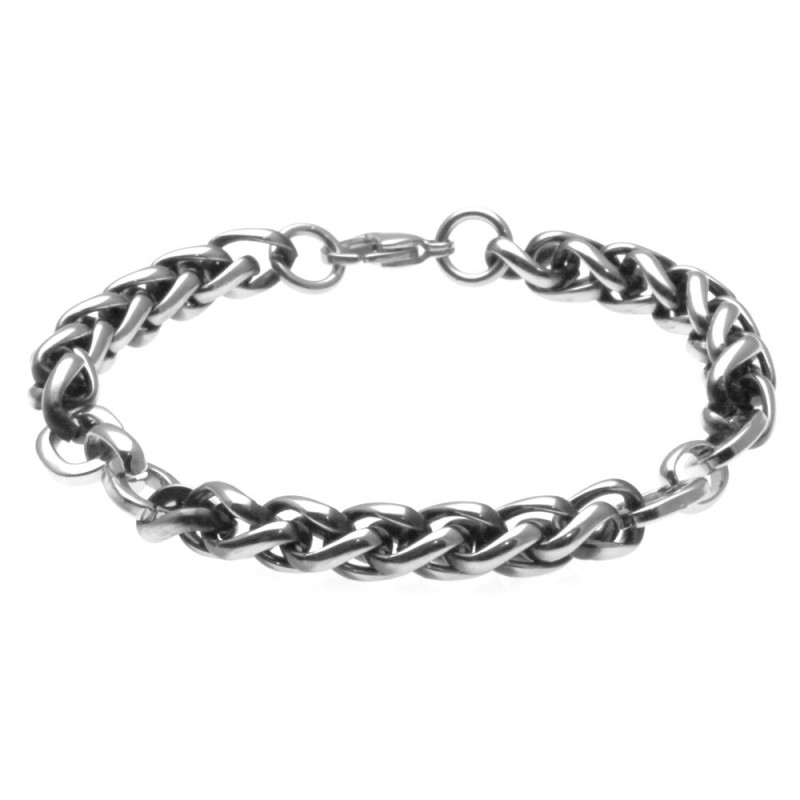 bracciale uomo acciaio