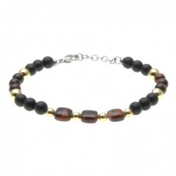 bracciale uomo in pietre dure