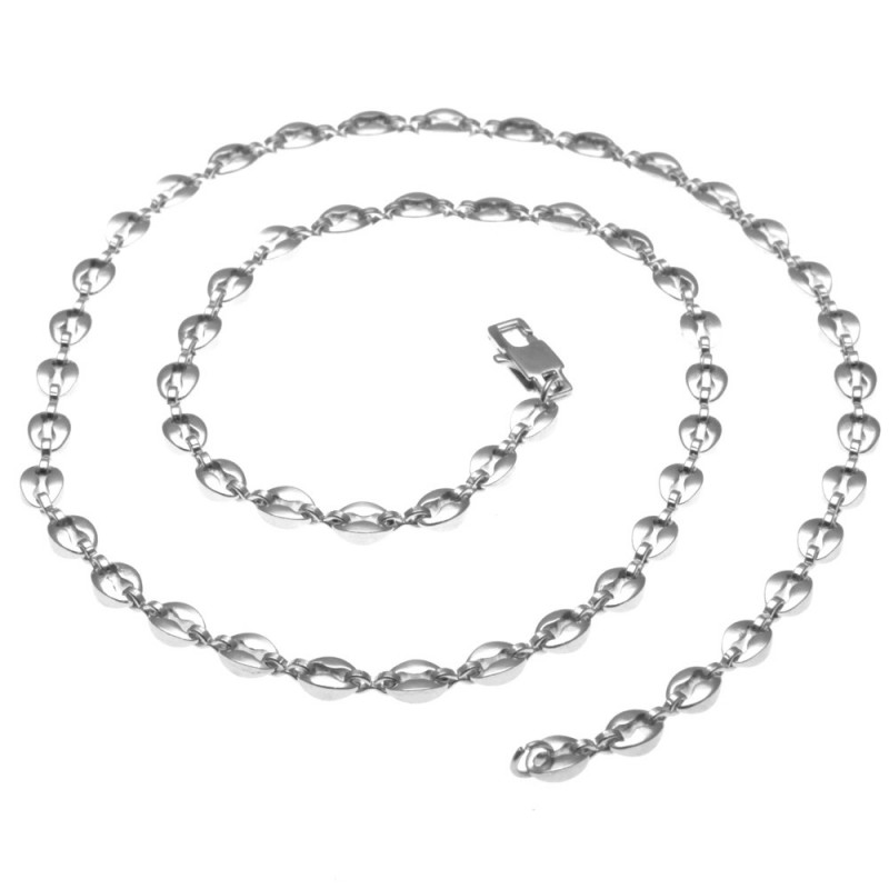 collana uomo acciaio maglia marinara