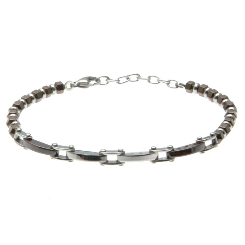 bracciale uomo acciaio