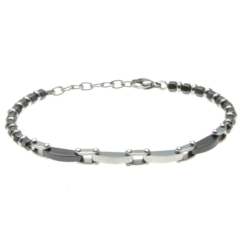 bracciale uomo acciaio