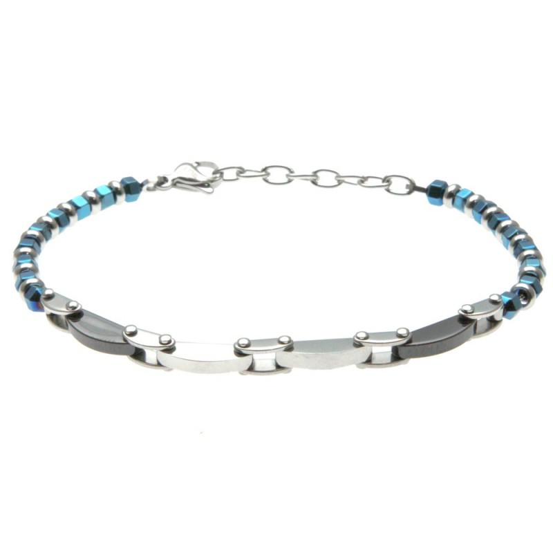 bracciale uomo acciaio