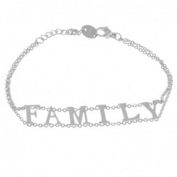 bracciale donna scritta family