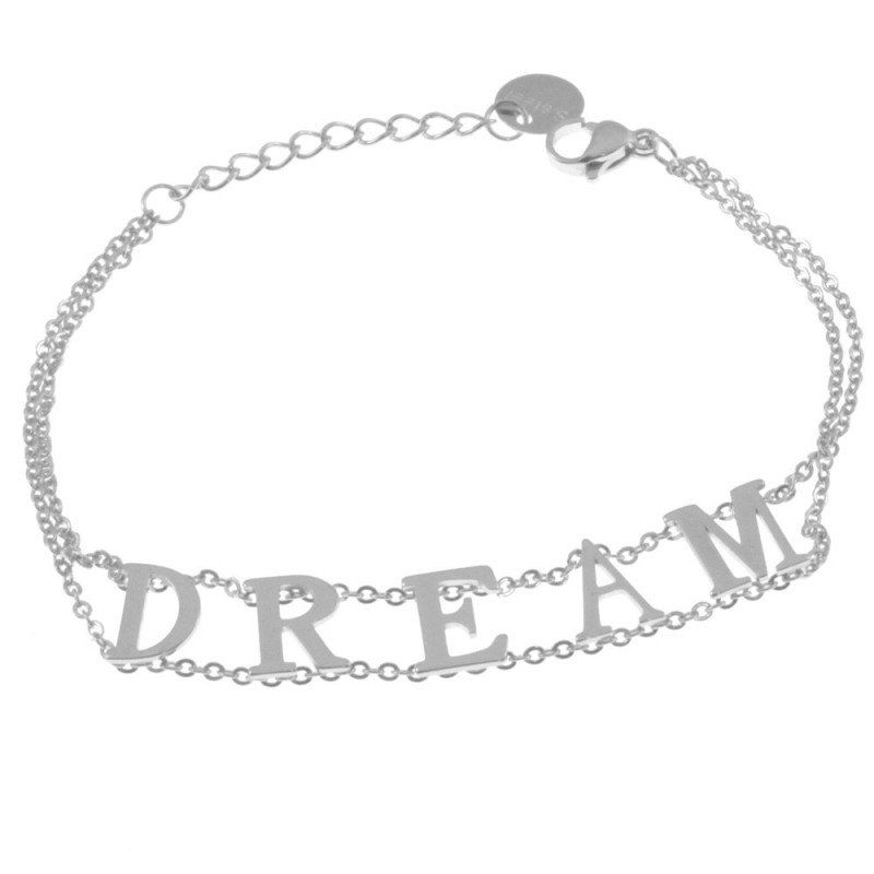 bracciale donna scritta dream