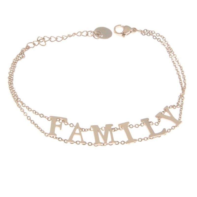 bracciale donna scritta family