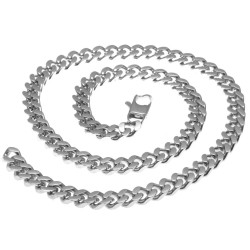 collana uomo groumette in acciaio