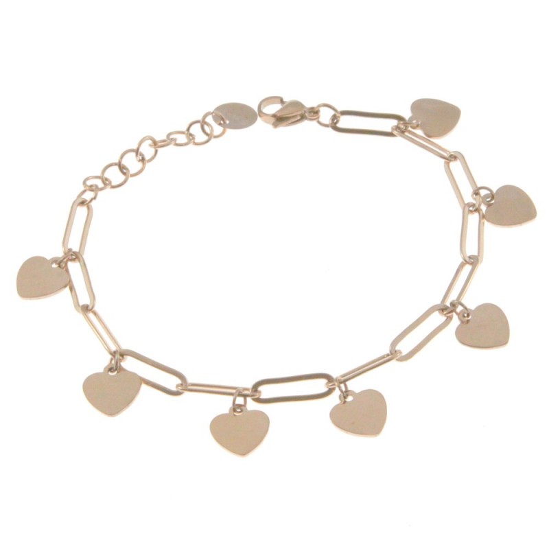 bracciale donna con cuoricini