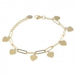 bracciale donna con cuoricini