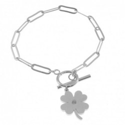 bracciale donna con quadrifoglio