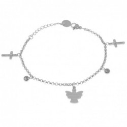 bracciale donna con angelo custode