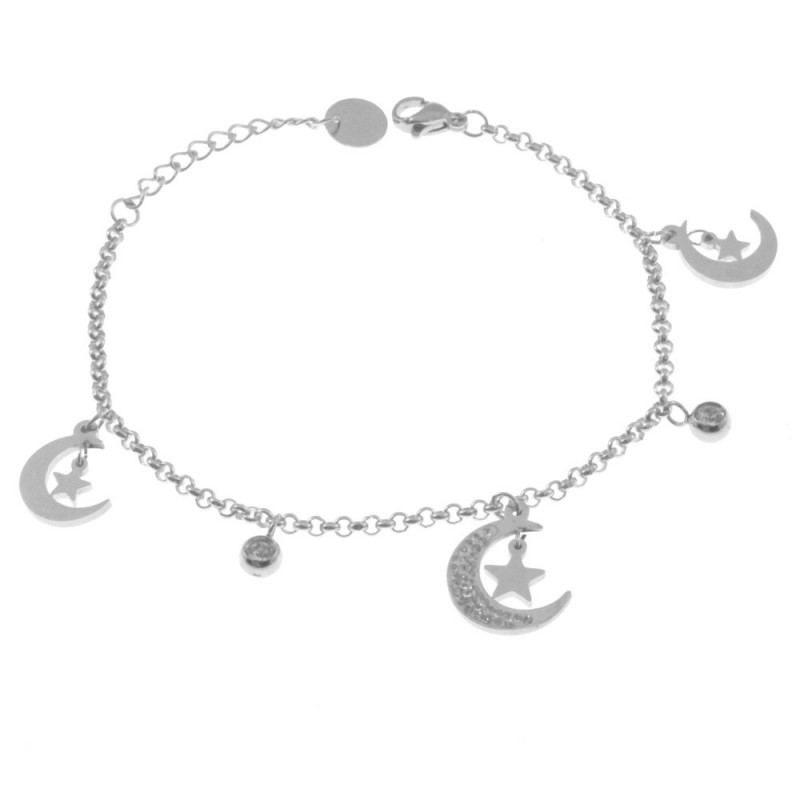 bracciale donna con lune