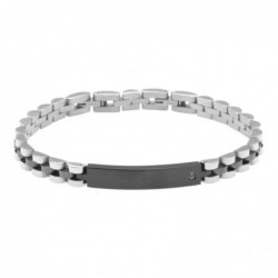 bracciale uomo piastra per incisione in acciaio