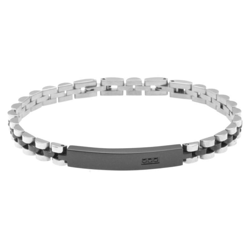 bracciale uomo piastra per incisione in acciaio