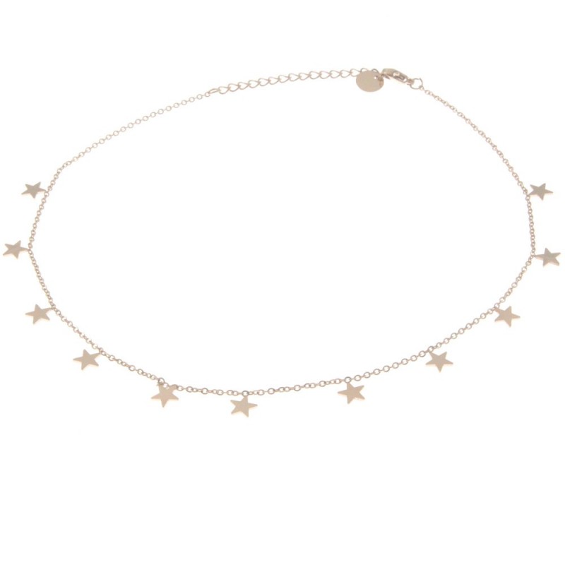 collana donna girocollo con stelline