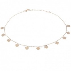 collana donna girocollo con quadrifogli