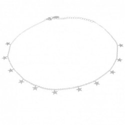collana donna girocollo con stelline