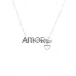 collana donna con scritta amore
