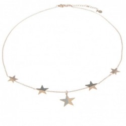 collana donna girocollo con stelline