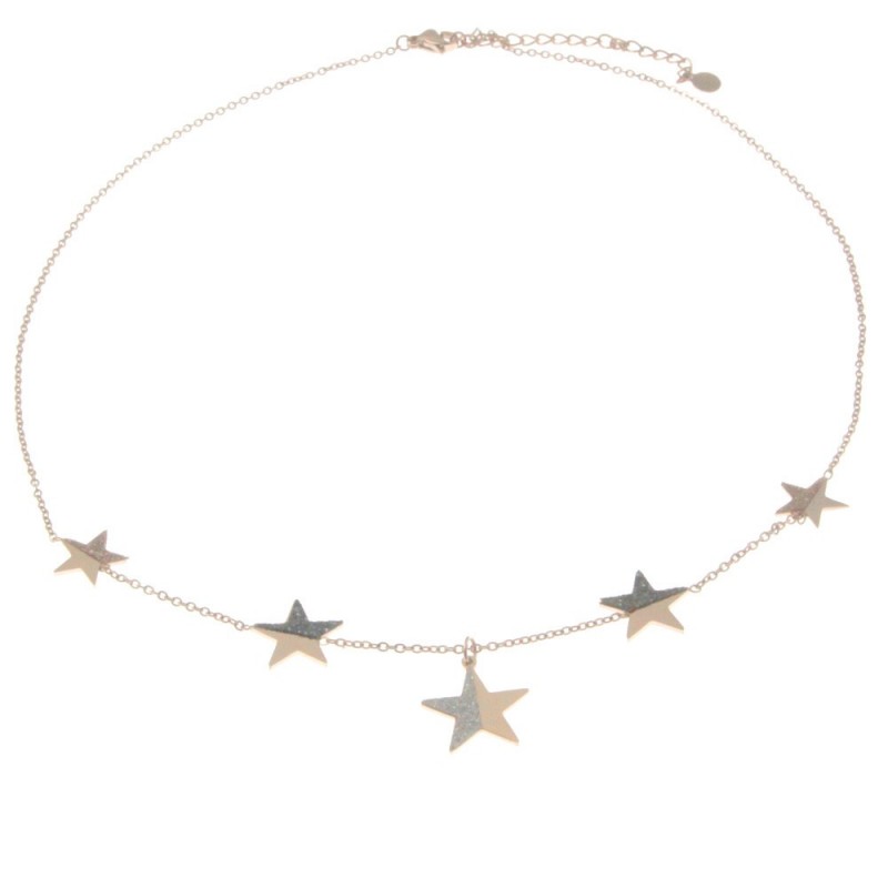 collana donna girocollo con stelline