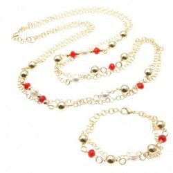 Parure donna collana bracciale pietre dure