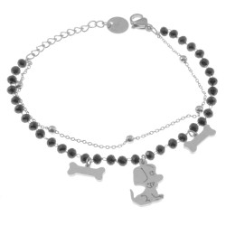 bracciale donna con cagnolino