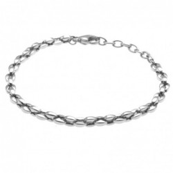 bracciale uomo pelle con piastra