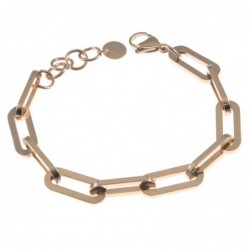 bracciale donna a catena in acciaio