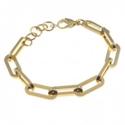 bracciale donna a catena in acciaio