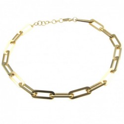 collana donna girocollo a catena acciaio