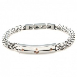 bracciale ancora uomo acciaio