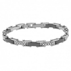 bracciale uomo acciaio