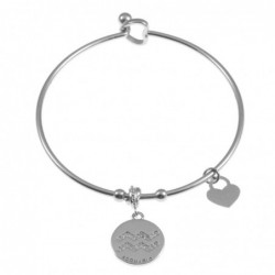 bracciale acquario segni zodiacale donna acciaio