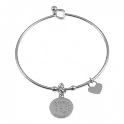 bracciale vergine segni zodiacale donna acciaio