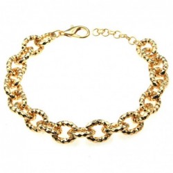 bracciale donna in bronzo dorato