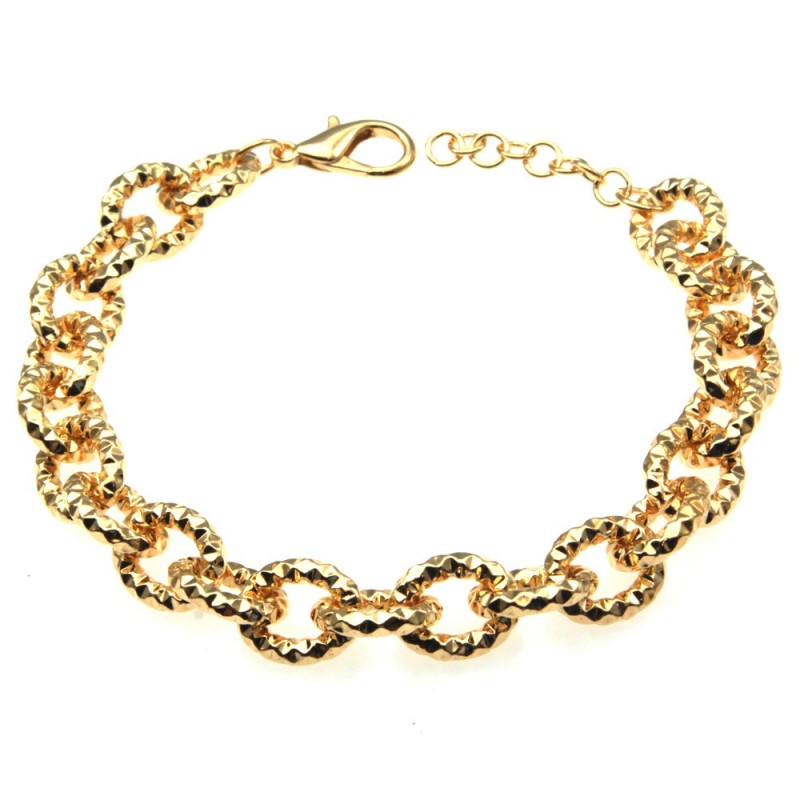 bracciale donna in bronzo dorato