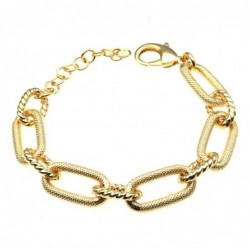 bracciale donna in bronzo dorato