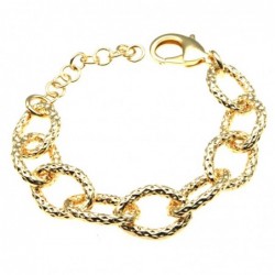 bracciale donna in bronzo dorato
