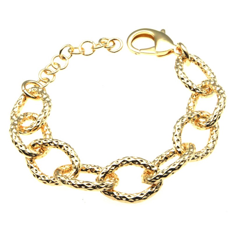 bracciale donna in bronzo dorato