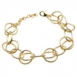 bracciale donna in bronzo dorato