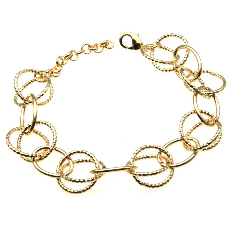 bracciale donna in bronzo dorato